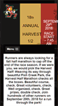 Mobile Screenshot of harvesthalfmarathon.com